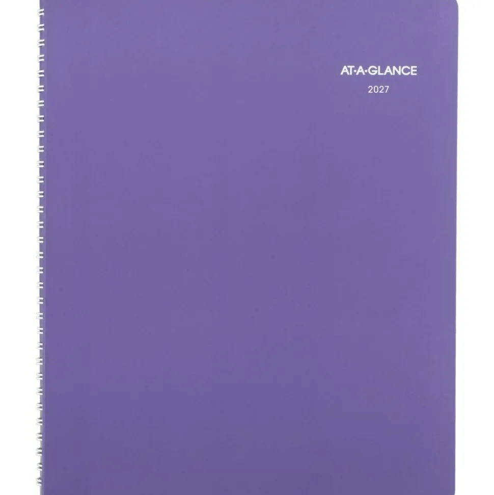 AT-A-GLANCE Beautiful Day 2027 Weekly Monthly Appointment Book Planner, Lavender, Large, 8 1/2" x 11"