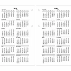 AT-A-GLANCE Burkhart's Day Counter Desk Calendar Refill, 4.5 x 7.38, White Sheets, 12-Month (Jan to Dec): 2027, 2027 Calendar