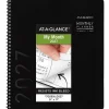 AT-A-GLANCE Contemporary Lite Monthly Planner, 11 x 9, Black Cover, 12-Month (Jan to Dec): 2027, 2027 Calendar