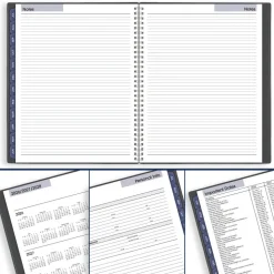 AT-A-GLANCE DayMinder Academic 2026-2027 Weekly Monthly Appointment Book Planner, Charcoal, Large, 8 1/2" x 11", 2026 to 2027 Calendar