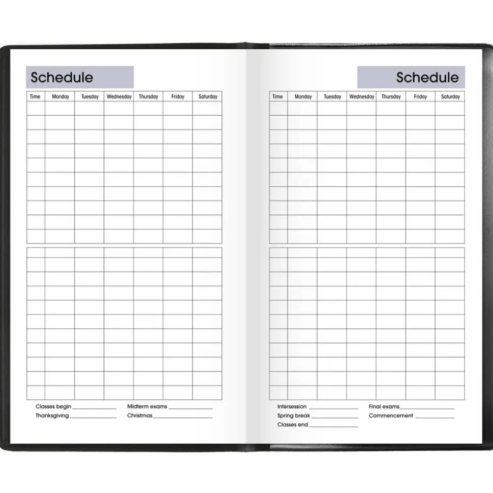 AT-A-GLANCE DayMinder Academic 2026-2027 Weekly Planner, Black, Pocket, 3 1/2" x 6", 2026 to 2027 Calendar