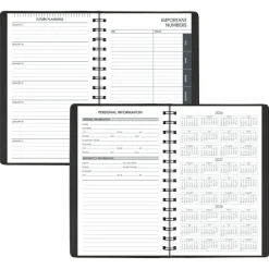 AT-A-GLANCE DayMinder 2027 Daily Appointment Book Planner, Black, Small, 5" x 8", G1000027