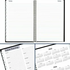 AT-A-GLANCE DayMinder Hard-Cover Monthly Planner, Ruled Blocks, 11.75 x 8, Black Cover, 14-Month: Dec 2026 to Jan 2028, 2027 Calendar