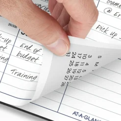 AT-A-GLANCE DayMinder Monthly Planner, Ruled Blocks, 12 x 8, Black Cover, 14-Month: Dec 2026 to Jan 2028, 2027 Calendar