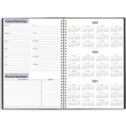 AT-A-GLANCE DayMinder Monthly Planner, Ruled Blocks, 12 x 8, Black Cover, 14-Month: Dec 2026 to Jan 2028, 2027 Calendar