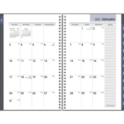 AT-A-GLANCE DayMinder 2027 Weekly Monthly Planner, Gray, Small, 5