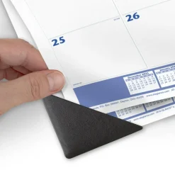 AT-A-GLANCE Desk Pad, 22 x 17, White Sheets, Black Binding, Black Corners, 12-Month (Jan to Dec): 2027, 2027 Calendar