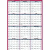 AT-A-GLANCE Erasable Vertical/Horizontal Wall Planner, 32 x 48, White/Blue/Red Sheets, 12-Month (Jan to Dec): 2027, 2027 Calendar