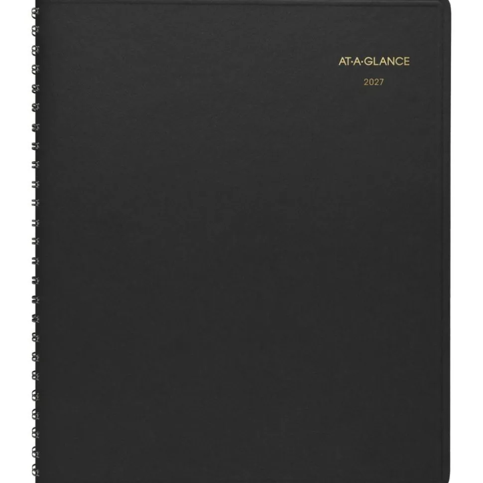 AT-A-GLANCE 2027 Monthly Planner, Black, Medium, 7" x 8 3/4"