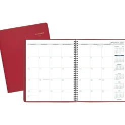 AT-A-GLANCE 2027 15-Month Monthly Planner, Red, Large, 9