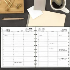 AT-A-GLANCE Move-A-Page Academic 2026-2027 Weekly Monthly Appointment Book Planner, Black, Large, 9