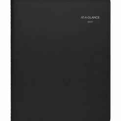 AT-A-GLANCE QuickNotes Monthly Planner, 11 x 8.25, Black Cover, 12-Month (Jan to Dec): 2027, 2027 Calendar