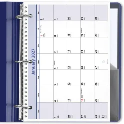 AT-A-GLANCE QuickNotes 2027 Monthly Desk Wall Calendar, Small, 11