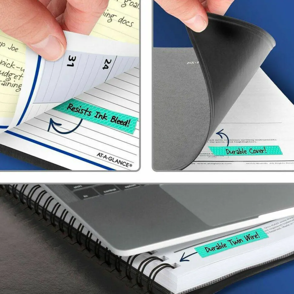 AT-A-GLANCE QuickNotes Weekly Block Format Appointment Book, 10 x 8, Black Cover, 12-Month (Jan to Dec): 2027, 2027 Calendar