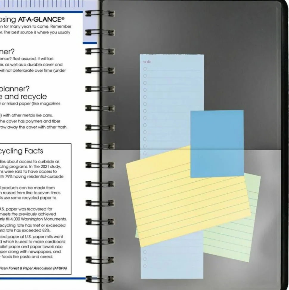 AT-A-GLANCE QuickNotes Weekly Block Format Appointment Book, 8.5 x 5.5, Black Cover, 12-Month (Jan to Dec): 2027, 2027 Calendar