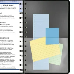 AT-A-GLANCE QuickNotes Weekly Block Format Appointment Book, 8.5 x 5.5, Black Cover, 12-Month (Jan to Dec): 2027, 2027 Calendar