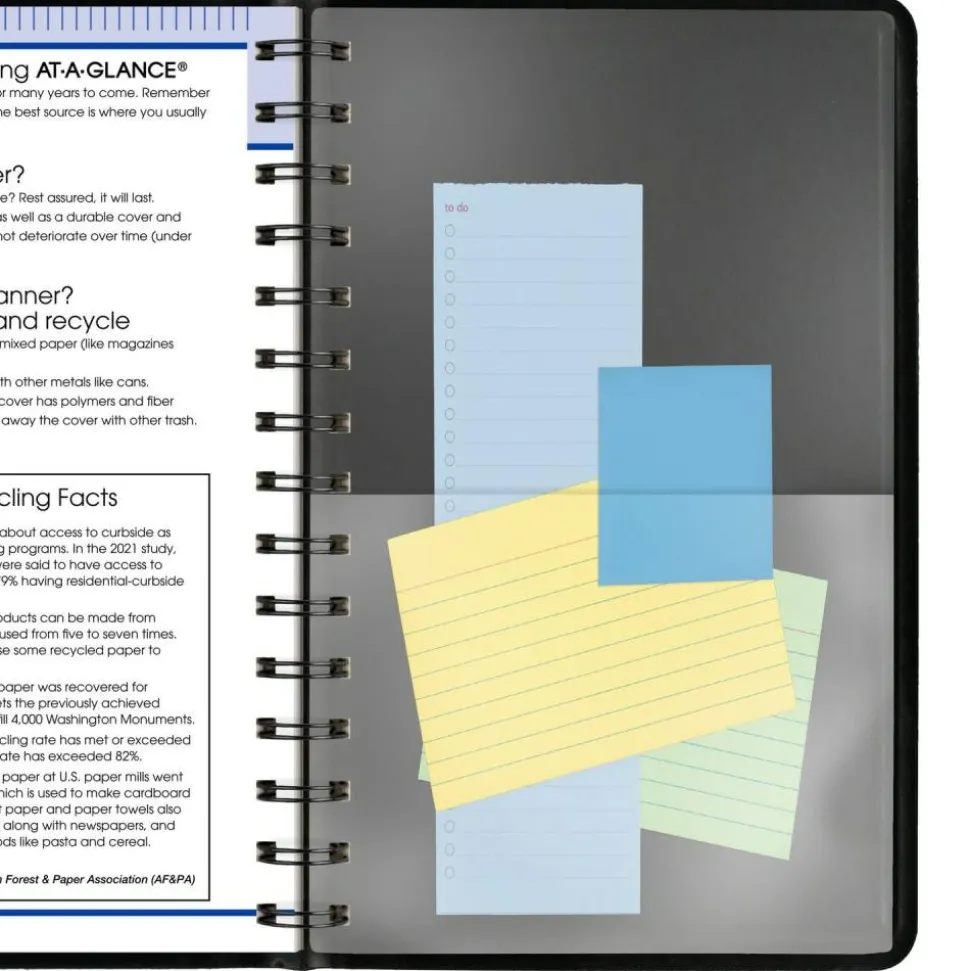 AT-A-GLANCE QuickNotes Weekly Block Format Appointment Book, 8.5 x 5.5, Black Cover, 12-Month (Jan to Dec): 2027, 2027 Calendar
