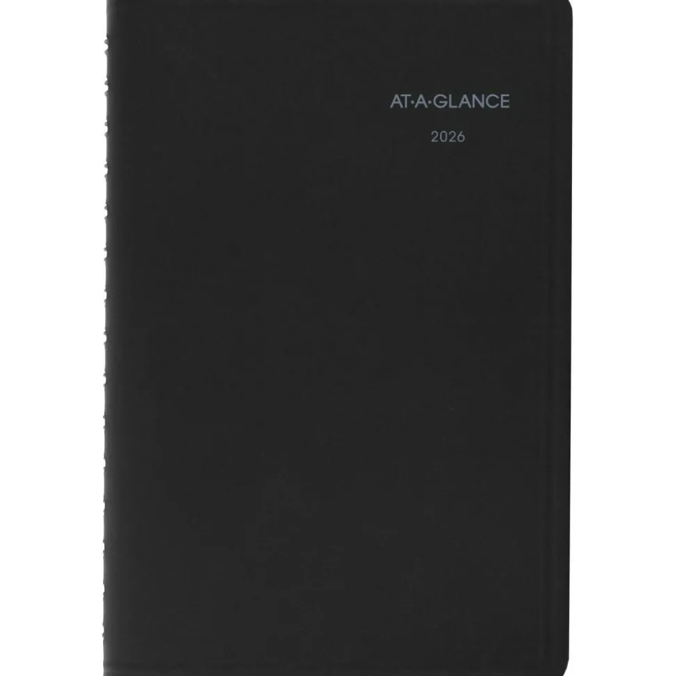 AT-A-GLANCE QuickNotes Weekly Block Format Appointment Book, 8.5 x 5.5, Black Cover, 12-Month (Jan to Dec): 2027, 2027 Calendar