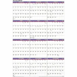 At-A-Glance Recycled Yearly Wall Calendar 24" x 36" English, 2027 Calendar