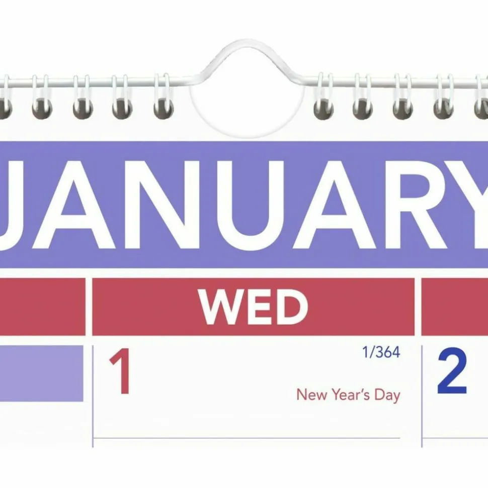 AT-A-GLANCE Two-Month Wall Calendar, 22 x 29, White/Blue/Red Sheets, 12-Month (Jan to Dec): 2027, 2027 Calendar