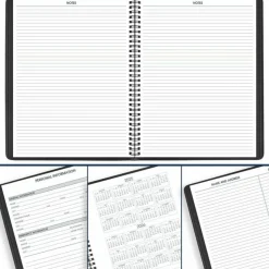 AT-A-GLANCE Weekly Appointment Book, 11 x 8.25, Black Cover, 13-Month: Jan 2027 to Jan 2028, 2027 Calendar