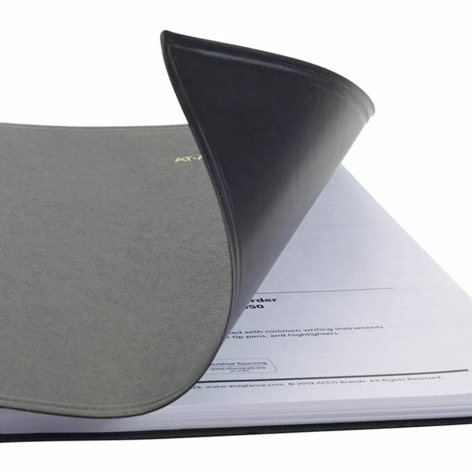 AT-A-GLANCE Weekly Appointment Book, 11 x 8.25, Black Cover, 13-Month: Jan 2027 to Jan 2028, 2027 Calendar