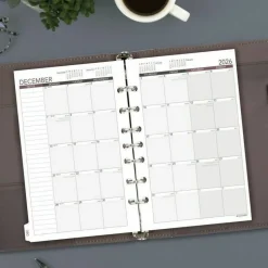 AT-A-GLANCE 2026 Weekly Planner Refill, Loose-Leaf, Desk Size, 5 1/2