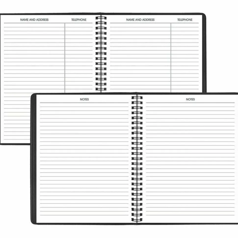 AT-A-GLANCE Weekly Vertical-Column Appointment Book Ruled for Hourly Appointments, 8.75 x 7, Black Cover, 13-Month: Jan 2027 to Jan 2028, 2027 Calendar