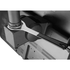 Atdec ceiling mount for large display, short pole - Loads up to 143lb - Black - Universal VESA up to 800x500