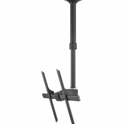 Atdec ceiling mount for large display, short pole - Loads up to 143lb - Black - Universal VESA up to 800x500