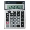 Ativa 12-Digit Desktop Calculator, Silver/Black
