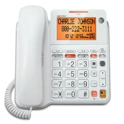 AT&T CL4940 Corded Answering System with Large Tilt Display
