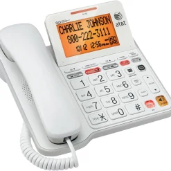 AT&T CL4940 Corded Answering System with Large Tilt Display