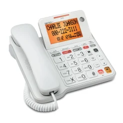 AT&T CL4940 Corded Answering System with Large Tilt Display
