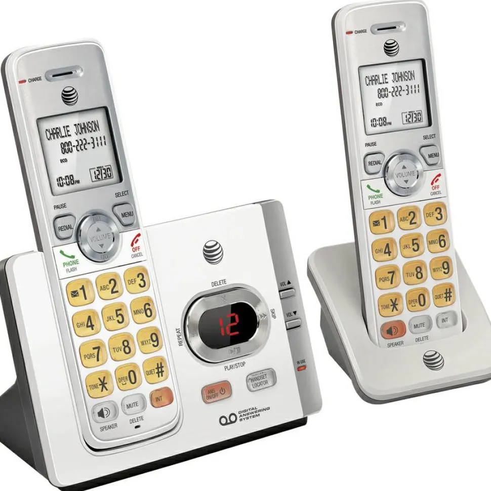 AT&T EL52315 DECT 6.0 Cordless Phone - Silver, Black
