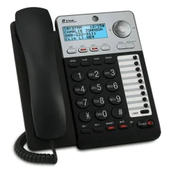 AT&T ML17929 2-Line Corded Phone with Caller ID/Call Waiting, Black