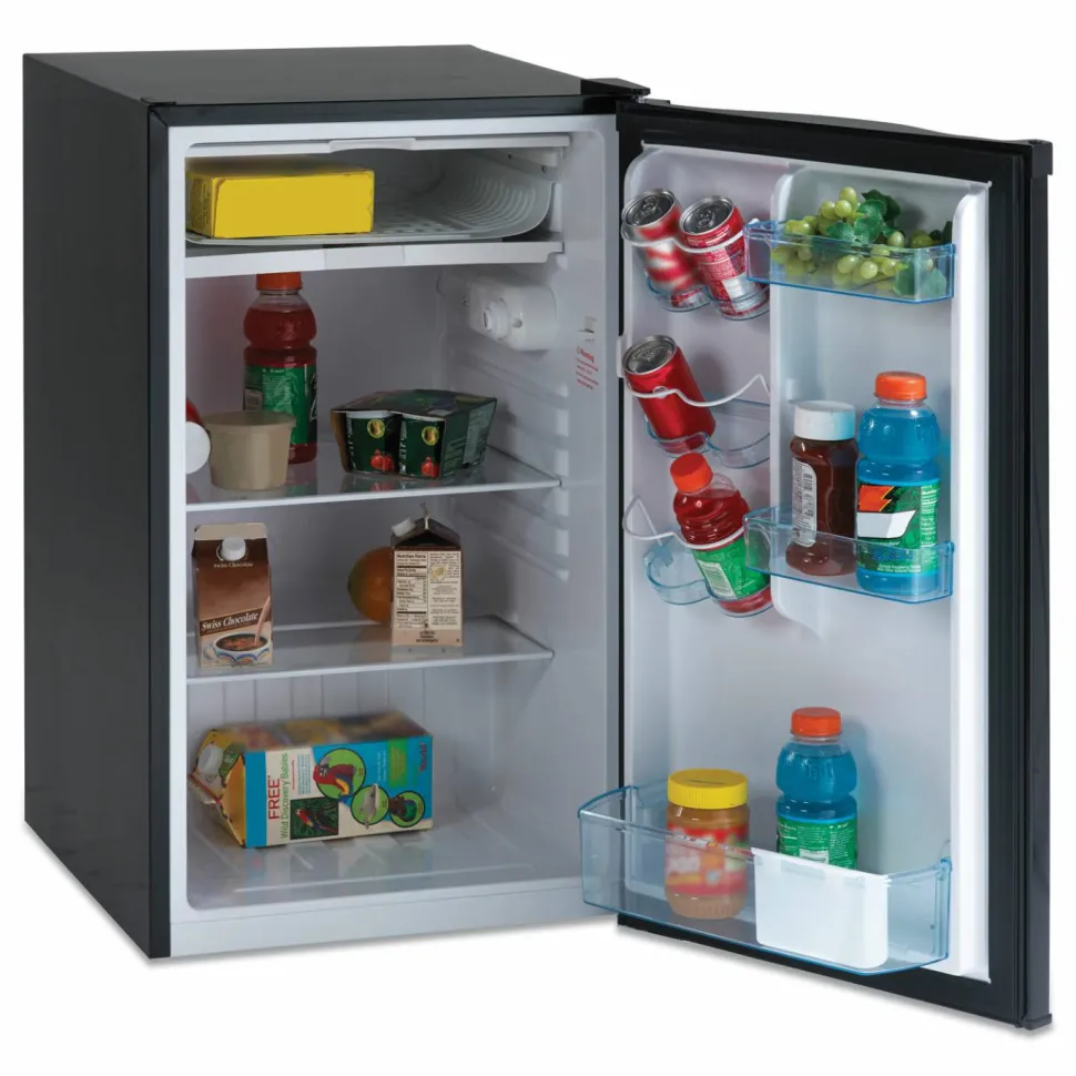 Avanti 4.4 Cu. Ft. Compact Refrigerator With Chiller Compartment, Black