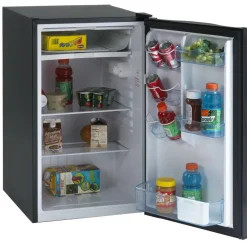 Avanti 4.4 Cu. Ft. Compact Refrigerator With Chiller Compartment, Black