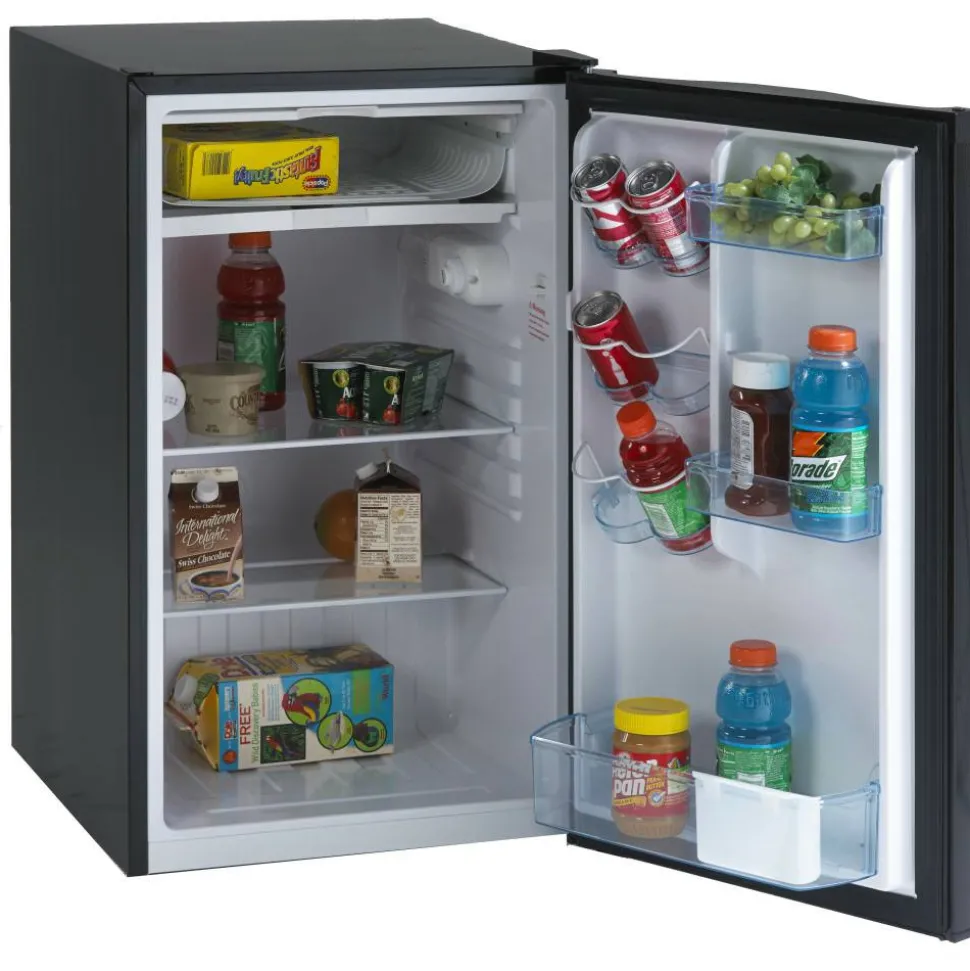 Avanti 4.4 Cu. Ft. Compact Refrigerator With Chiller Compartment, Black