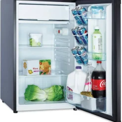 Avanti 4.4 Cu. Ft. Compact Refrigerator With Chiller Compartment, Black