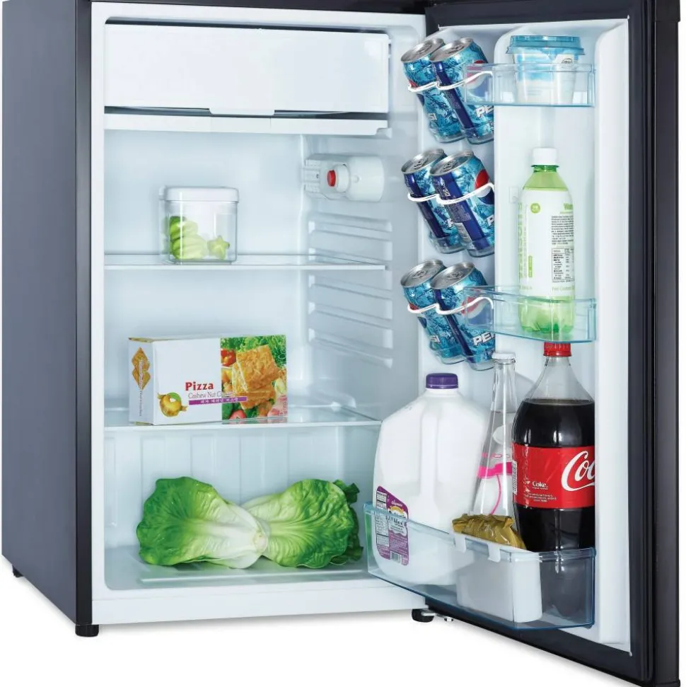 Avanti 4.4 Cu. Ft. Compact Refrigerator With Chiller Compartment, Black