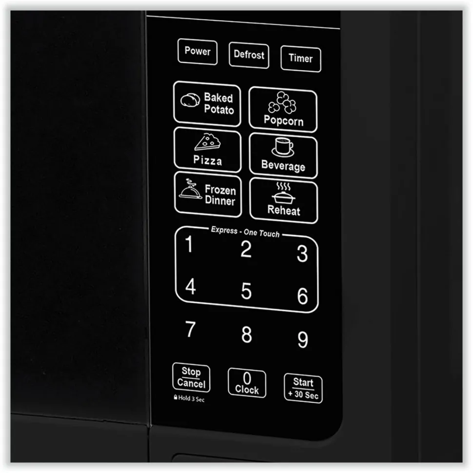 Avanti 0.7 cu ft Microwave Oven, 700 W, Black