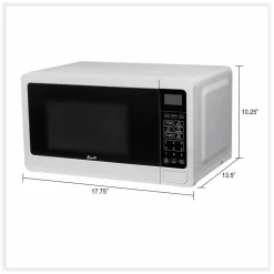 Avanti 0.7 cu ft Microwave Oven, 700 W, White