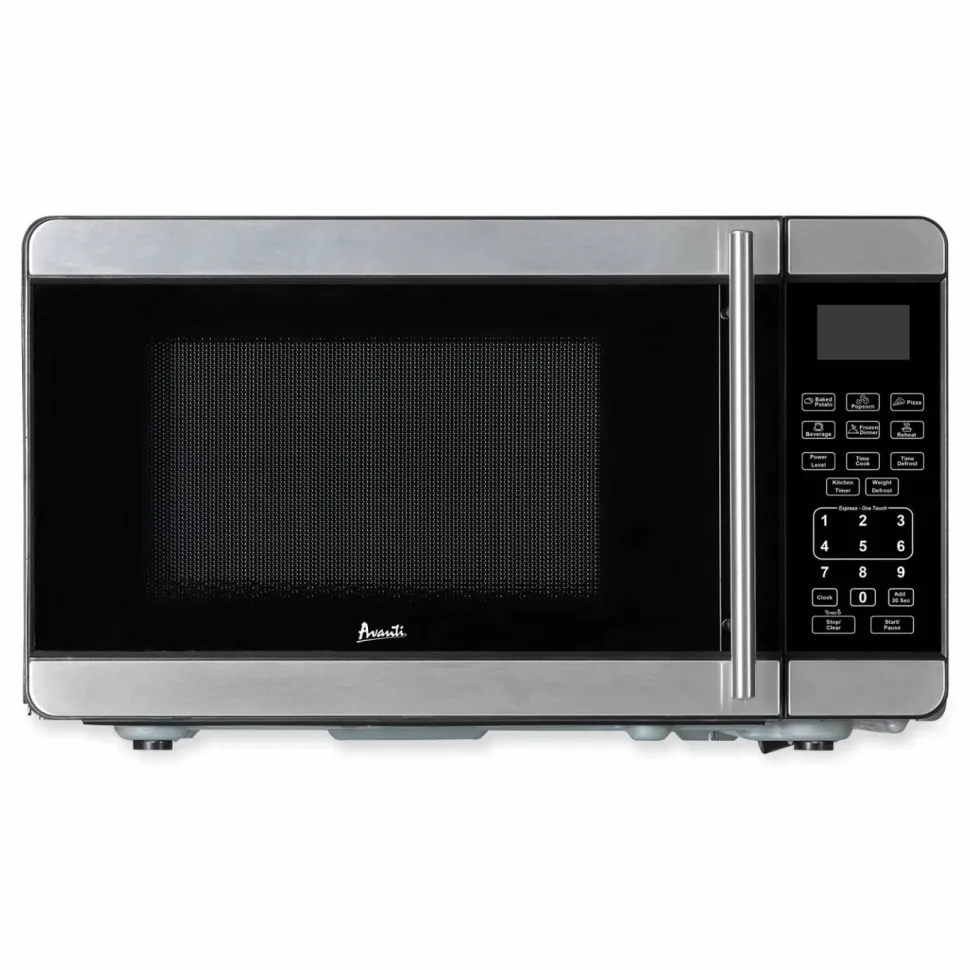 Avanti 0.7 cu ft Microwave Oven, 700 W, Stainless Steel