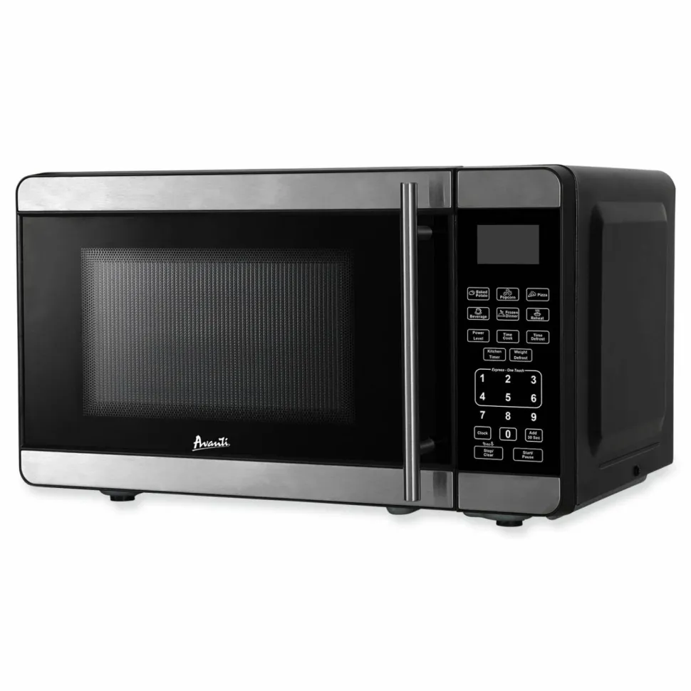 Avanti 0.7 cu ft Microwave Oven, 700 W, Stainless Steel