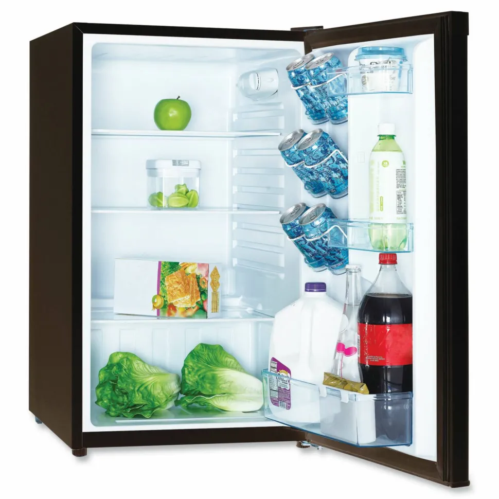 Avanti AR 4446B 4.4 Cu Ft Compact Refrigerator, Black