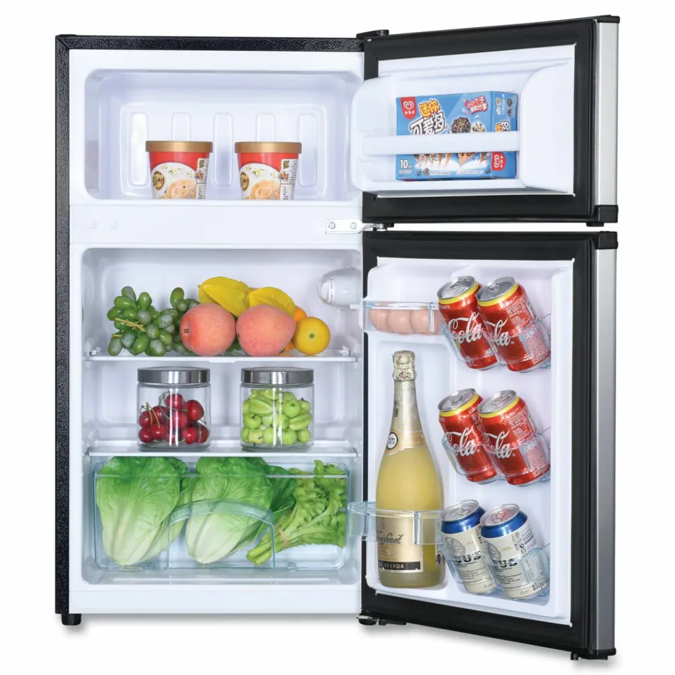 Avanti RA31B3S Counterhigh Refrigerator, Black/Stainless Steel