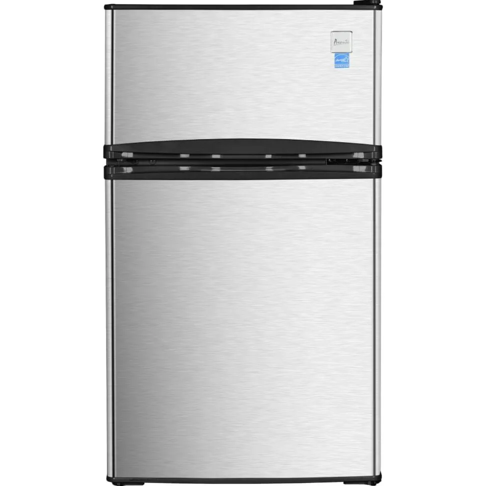 Avanti RA31B3S Counterhigh Refrigerator, Black/Stainless Steel
