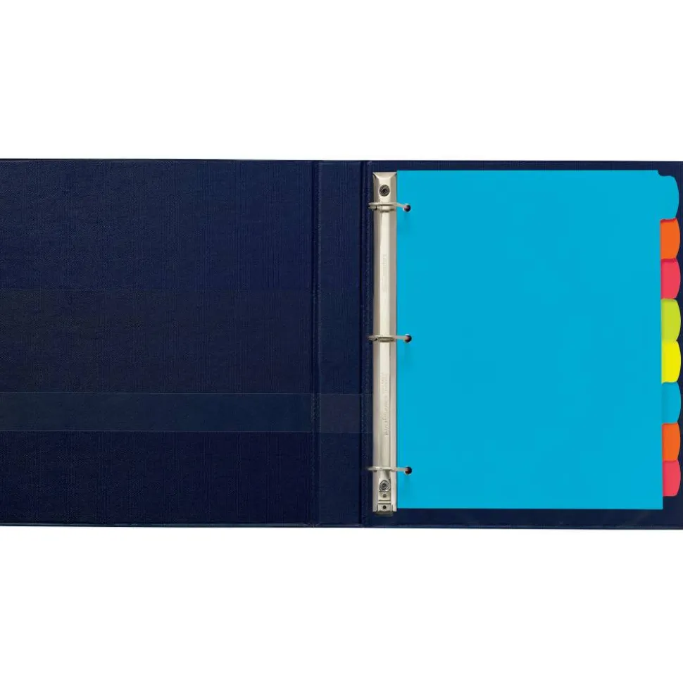 Avery Big Tab Write & Erase Durable Plastic Dividers, 8 1/2" x 11", Multicolor Brights, 8-Tab