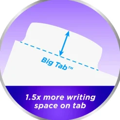 Avery Big Tab Write & Erase Durable Plastic Dividers, 8 1/2